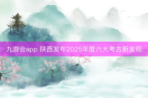 九游会app 陕西发布2025年度六大考古新发现